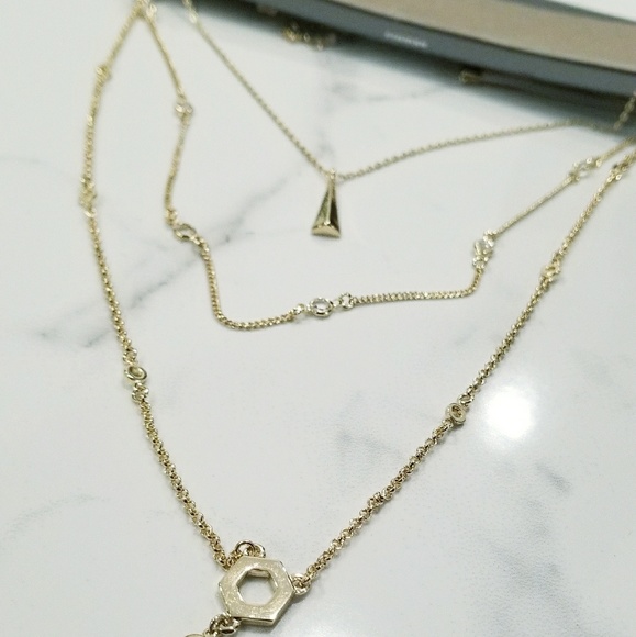 Gold and Cream Choker Necklace Set • Express - Picture 6 of 7